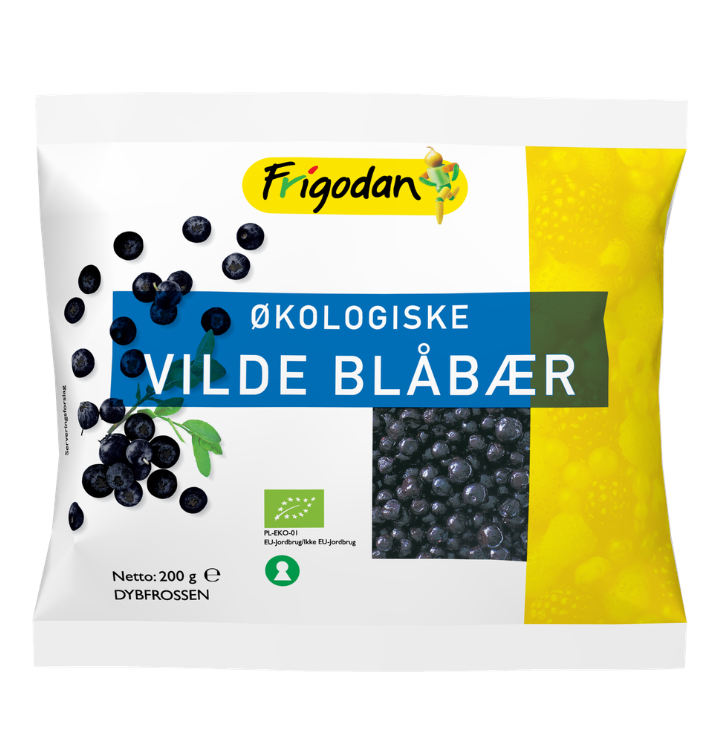 Økologiske vilde blåbær 200 g