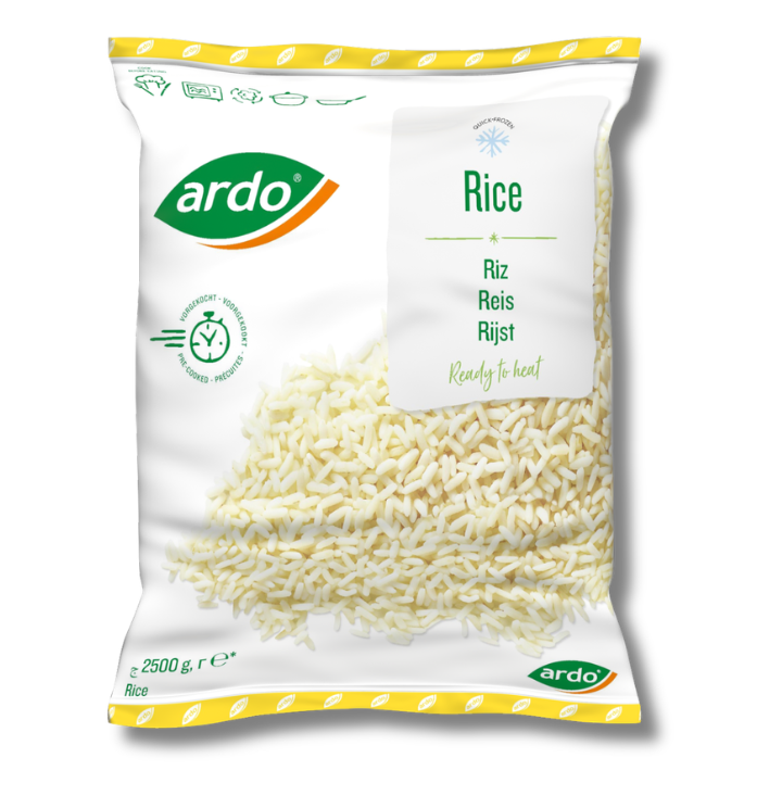 Hvide ris forkogte 2500 g