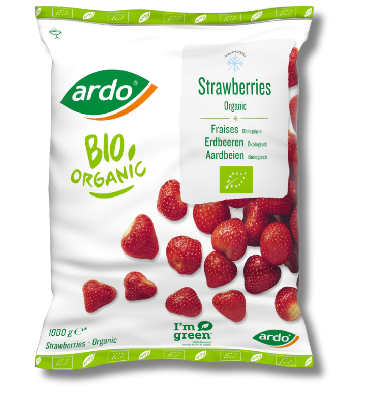 Økologiske jordbær 1000 g